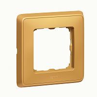 Рамка - Cariva - 1 пост - матовое золото | код 773661 |  Legrand
